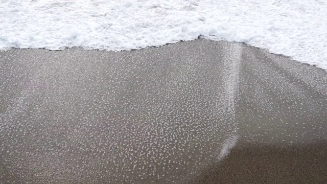 海浪和沙滩视频素材