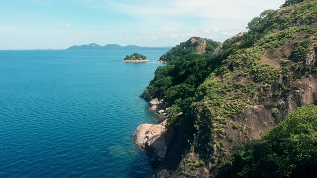 猴湾马拉维湖鸟瞰图视频素材