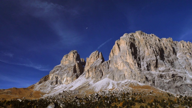 Dolomites, Sella Pass南蒂罗尔，意大利视频素材