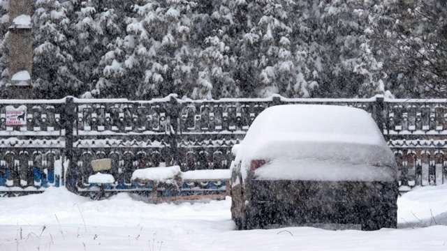 暴雪视频素材