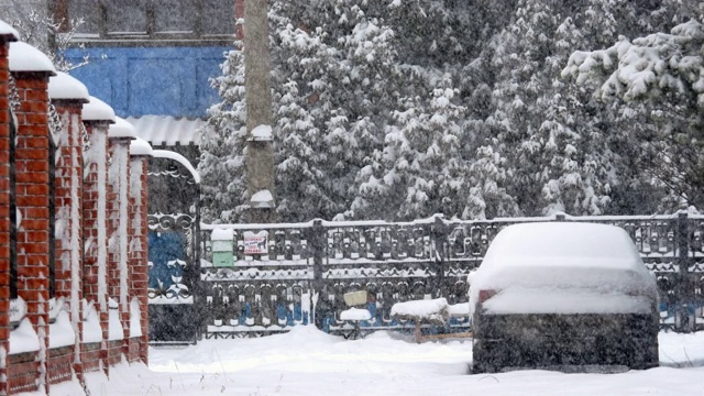 暴雪视频素材