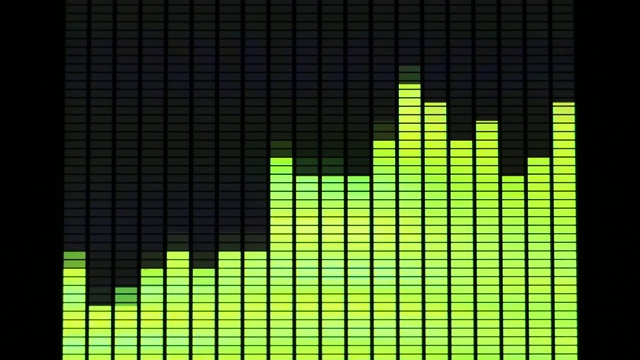 声波数字均衡器视频素材