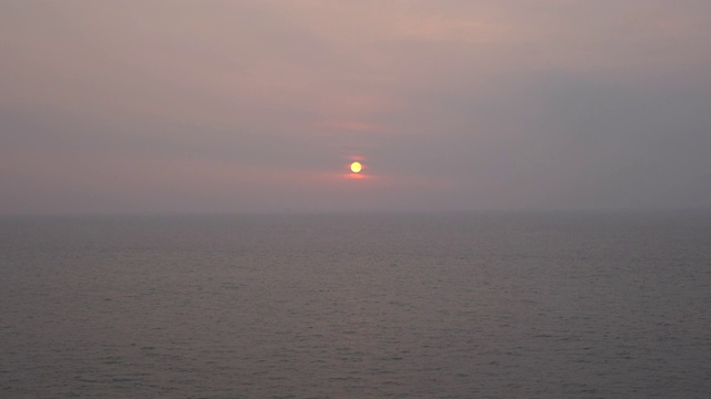 海上日落视频素材