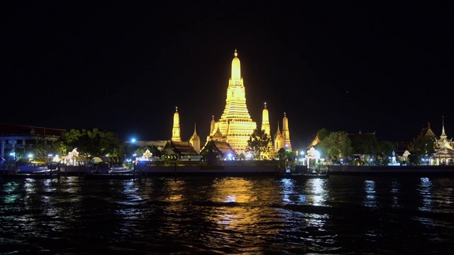 泰国曼谷的Wat arun temple视频素材