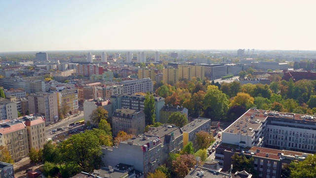 波兰西里西亚地区弗罗茨瓦夫全景鸟瞰图视频素材