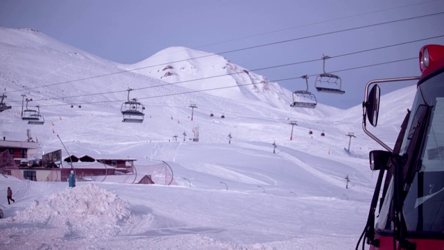 滑雪胜地视频素材