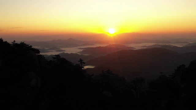 在Gayasan山/ Seongju-gun，庆尚北道，韩国视频素材