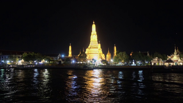 泰国曼谷的Wat arun temple视频素材