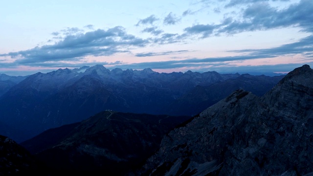 一览著名的白云石山峰，布伦塔。Trentino、意大利视频素材