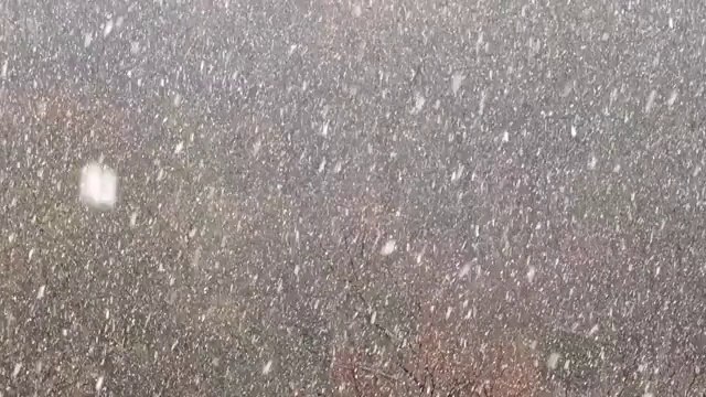 冬天有暴风雪。视频素材