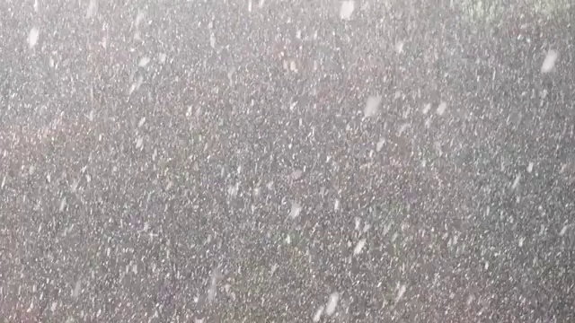 冬天有暴风雪。视频素材