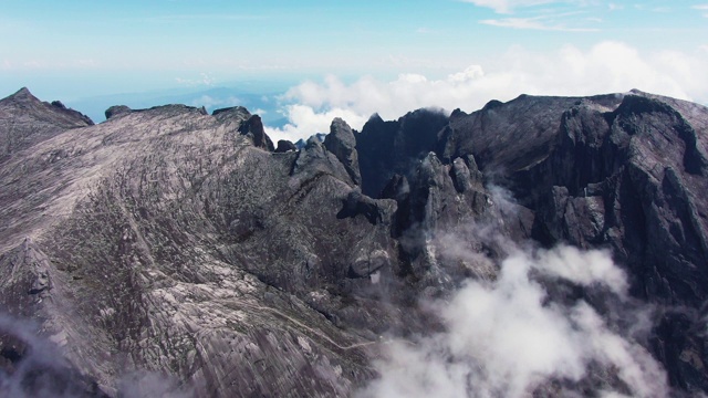 太基纳巴卢山峰会视频素材