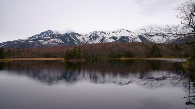 知床二湖五湖区。知床国家公园视频素材