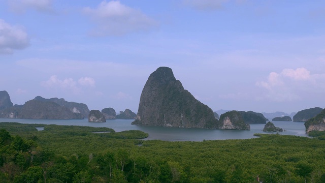 Samed Nang Shee 和 Ao Phang Nga 湾视频素材