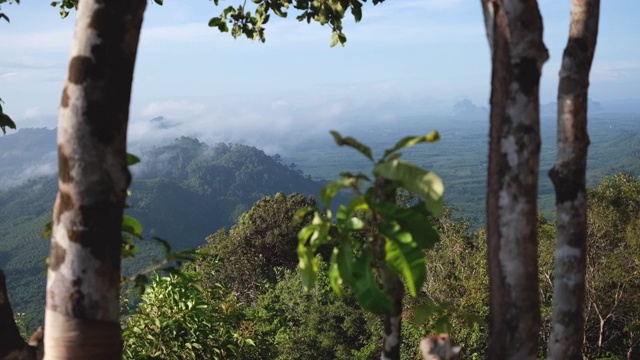 从高山上的风景与相机运动视频下载