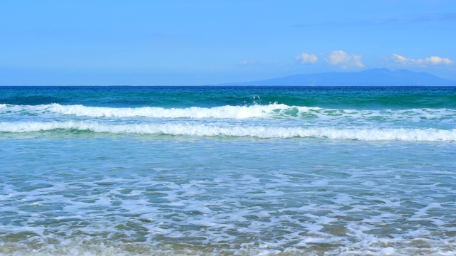 风景优美的海滩，日本视频素材