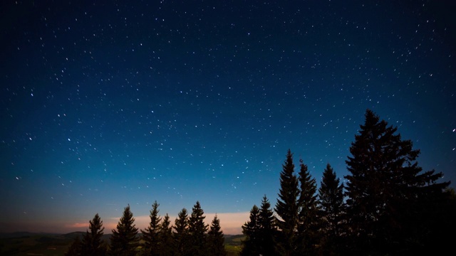 空间背景，夜间景观视频素材