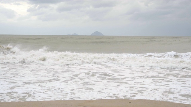 夏天有大海和水。视频素材