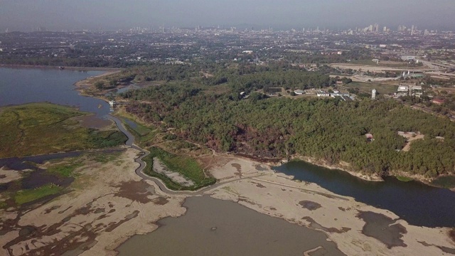 气候变化和干旱土地，水危机和全球变暖视频素材