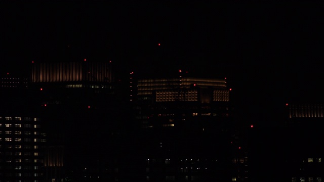 东京城市的夜景视频素材