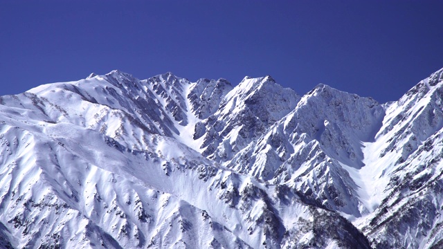 冬季的卡拉马松山。视频素材