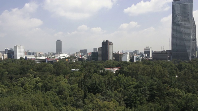 墨西哥城，全景，天际线视频素材