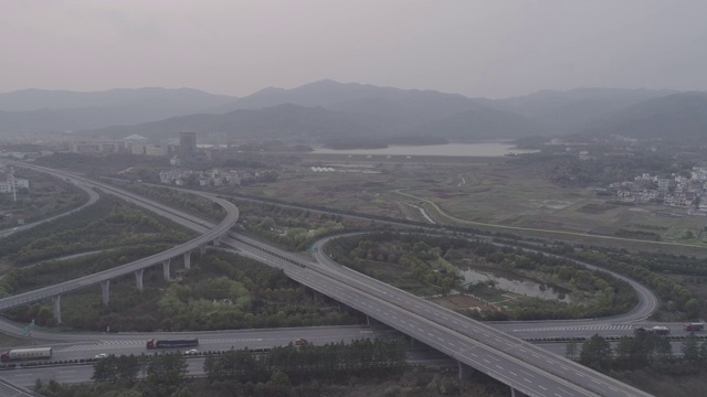 高速，DJI 4 D-log模式视频素材