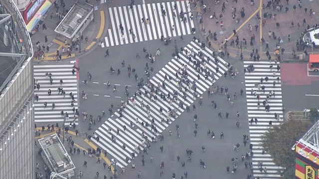 日本，东京，涩谷视频素材