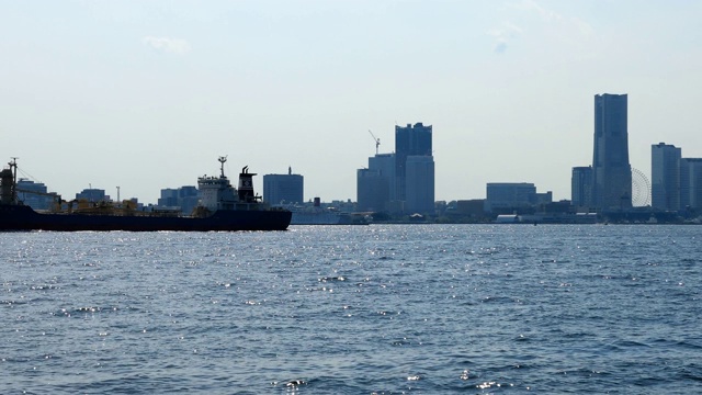 从大国码头看风景视频素材