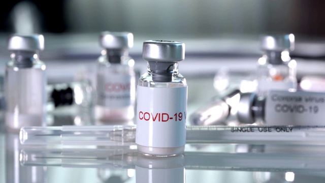 COVID-19冠状病毒感染的疫苗免疫和治疗视频素材