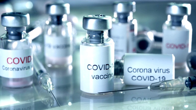 COVID-19冠状病毒感染的疫苗免疫和治疗视频素材