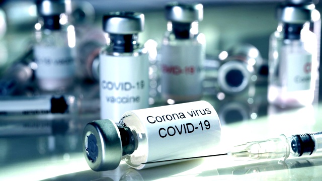 COVID-19冠状病毒感染的疫苗免疫和治疗视频素材