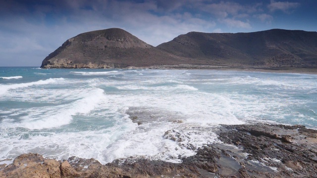 El Playazo海滩，西班牙海景视频素材