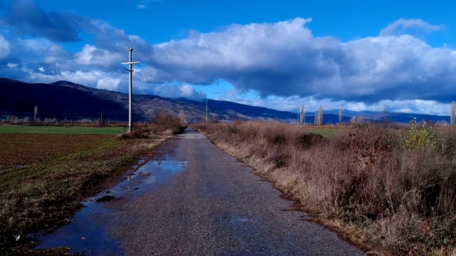 道路鸟瞰图视频素材