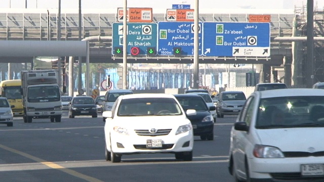 高速公路,迪拜视频素材