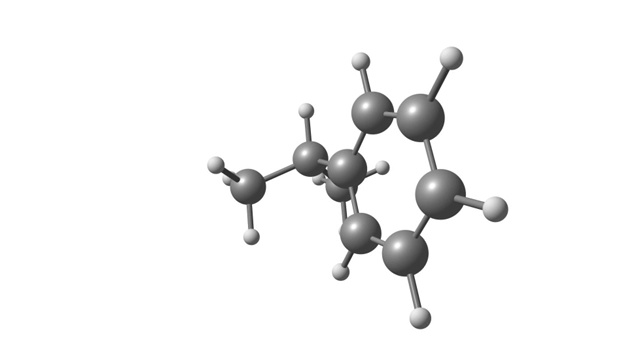 旋转异丙烯分子结构视频视频素材