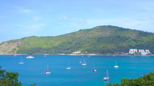 泰国普吉岛海滩海景。视频素材