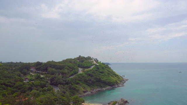 泰国普吉岛海滩海景。视频素材