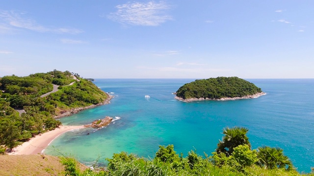 泰国普吉岛海滩海景。视频素材