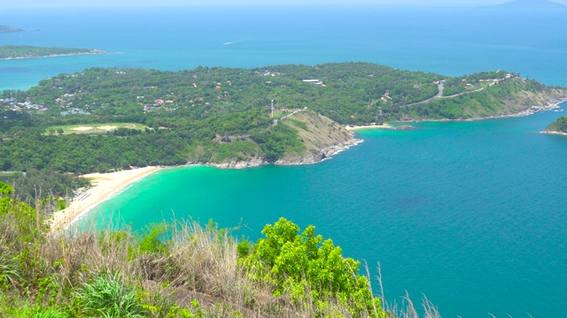 泰国普吉岛海滩海景。视频素材