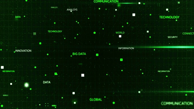 4k数字元素背景(可循环视频素材