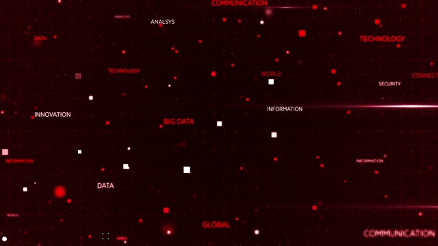 4k数字元素背景(可循环视频素材