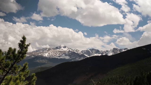 美国科罗拉多山脉视频素材