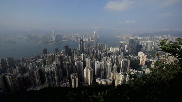 香港的天际线视频素材