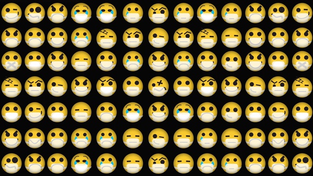 EMOJIS电网日益增长的视频素材