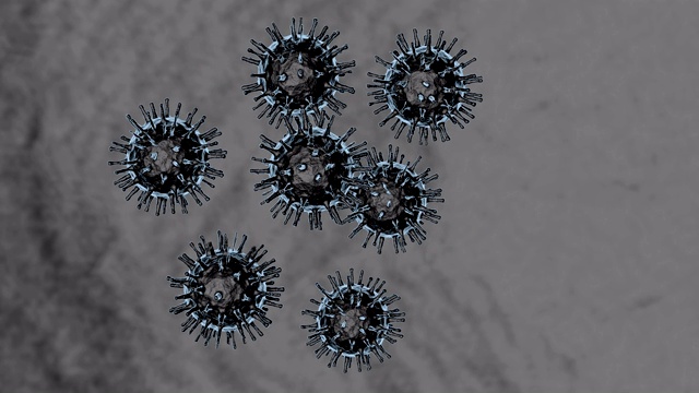 计算机模拟符号视频图像COVID-19视频素材