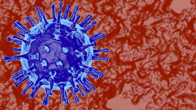 计算机模拟符号视频图像COVID-19视频素材
