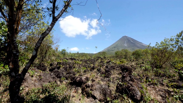 哥斯达黎加的阿雷纳尔火山国家公园视频素材