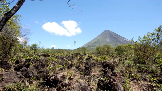 哥斯达黎加的阿雷纳尔火山国家公园视频素材