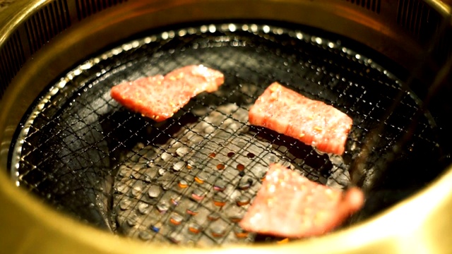 日式烤牛肉视频素材